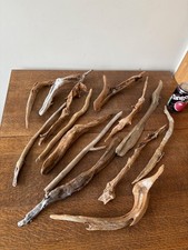 Driftwood  x14 delicate wands of bogwood for,  vivarium , crafts or Display