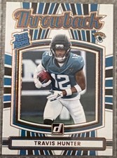 2025 Panini Donruss - Rated Rookies Throwbacks Travis Hunter #3 (RC)