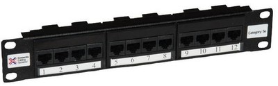 CONNECTIX CABLING SYSTEMS - Cat5e 10'' Elite Host Panel - 8x Cat5e, 4x Telephone