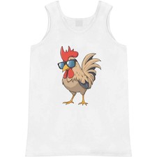 'Rooster with Sunglasses' Adult Vest / Tank Top AV063113