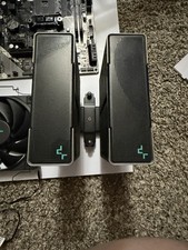 Deepcool Dual Tower CPU Cooler, 120mm Fluid Fans, 4-Pin, Aluminum Copper, Black