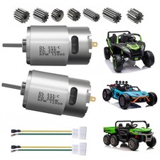 2PCS 24V RS555 12000 RPM Electric Drive Motor for Power Wheels Motor Upgrade,...
