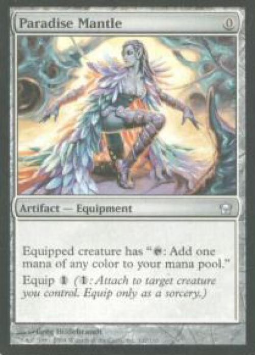 MTG English Paradise Mantle NM Normal Fifth Dawn
