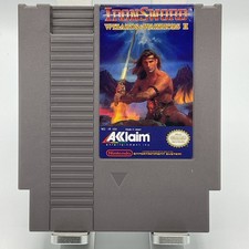 Iron Sword Wizards Warriors II 2 Nintendo Entertainment System NES Tested 1985