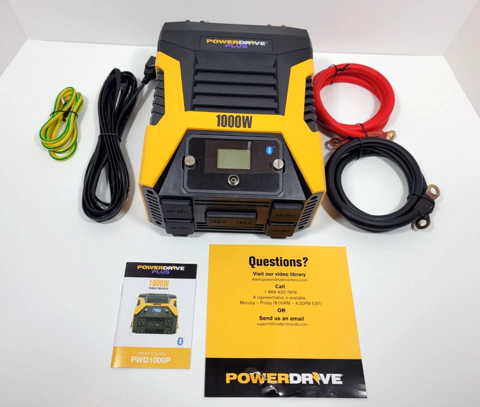 PowerDrive Plus PWD1000P 1000 Watt Wireless Power Inverter with Bluetooth(R) - Image 2 of 4