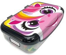 Zipit Unicorn Recycled Plastic Pencil Case for Kids  Large Capacity for School