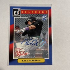 2014 Panini Donruss The Rookies Box Set Signatures Series Kyle Parker Auto RC