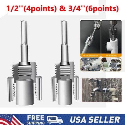NEW Integrated Internal & External Pipe Threading-Tool PVC Pipe Threader Kit