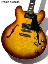 Gibson ES-335 Figured Iced Tea 2024 Used Electric Guitar 2024