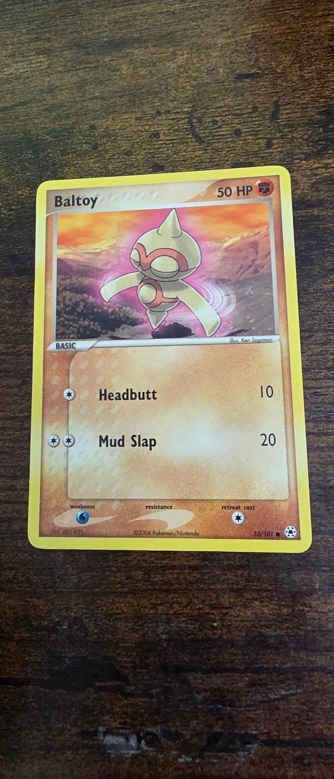Baltoy 53/101 Common Hidden Legends Pokemon Lightly Played