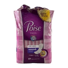 Poise 33593 Ultimate Long Pad - 25 Count