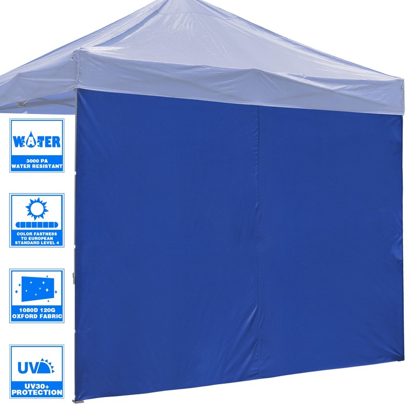 InstaHibit Sidewall UV30+ Fits 10x10ft Canopy Outdoor Picnic 1 Piece Garden