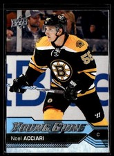 2016-17 Upper Deck Series One Hockey Young Guns #238 Noel Acciari Rookie RC