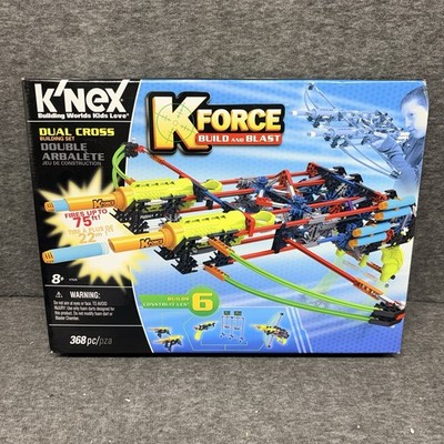 K NEX K-FORCE Build and Blast Dual Cross Building Set  368 pc Ages 8+ New.