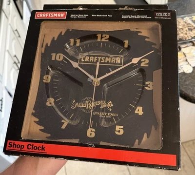 Craftsman Saw Blade Clock for sale | eBay