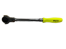 Snap-on Tools Hi-viz 38 Drive Hard Grip Round Swivel Ratchet Fhnfd100hv New