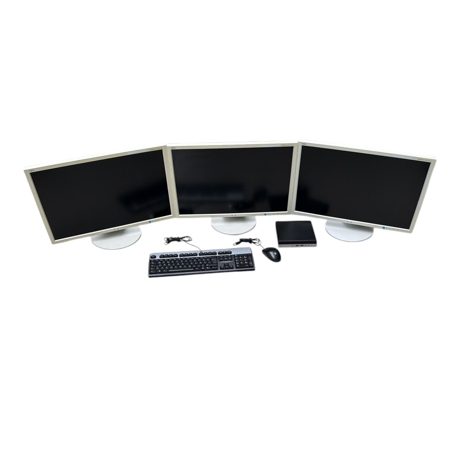 Pacchetto Trading PC HP 800 G5 + 3x Monitor 24" i5 9th SSD (Windows 11 Ready) foto 3