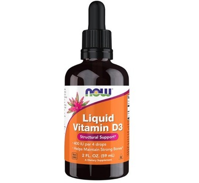 NOW FOODS Vitamin D-3 Liquid 2 fl oz