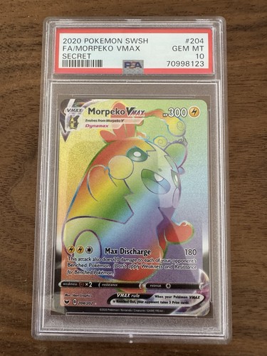 Morpeko VMAX graded PSA 10 for sale on eBay