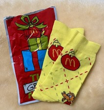 2025 McDonald s Grinch Yellow Socks - Package opened.