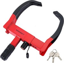 Universal Trailer Wheel Lock Anti Theft Wheel Clamp Lock Red-black Universal Trailer Wheel Lock Anti Theft Wheel Clamp Lock Red-black