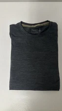 Smartwool Merino 350 Base Layer Crew Neck Long-sleeved Mens Small Grey Light Top