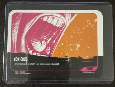 Exquisite Corpses Con Crud Event Card NYCC 2025 Corpse Tour Exclusive 