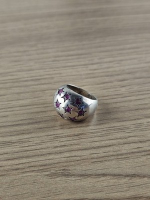 Antiker osmanischer Haremsring Silber Vintage
