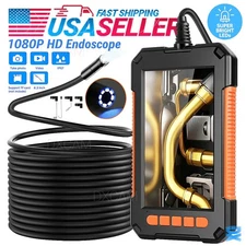 LCD Endoscope 1080P HD Industrial Borescope 4.3inch 8mm Inspection Snake Camera