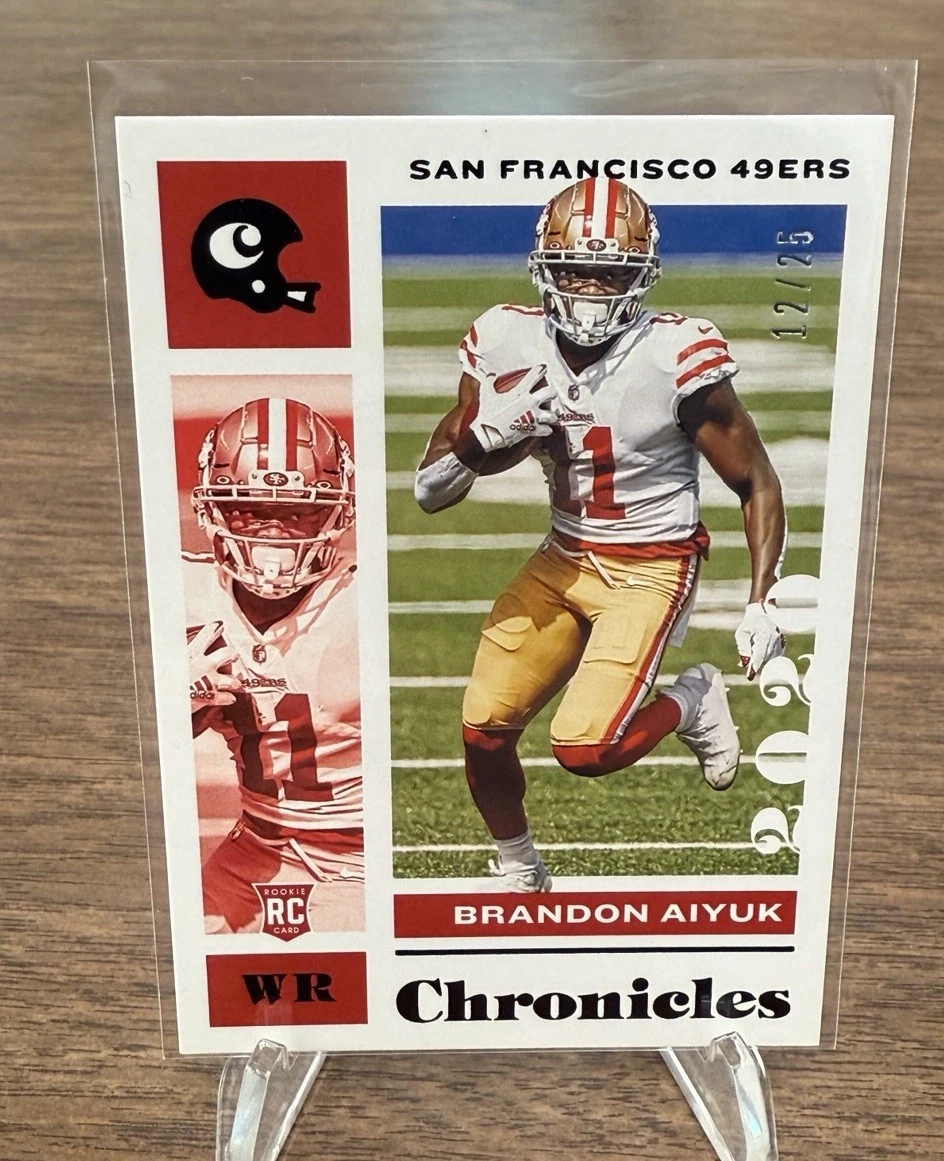 Brandon Aiyuk Panini Chronicles #86 Black