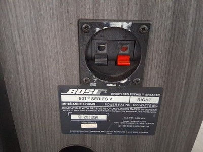 Bose 501 Series V Direct Reflecting Speaker Pair | eBay