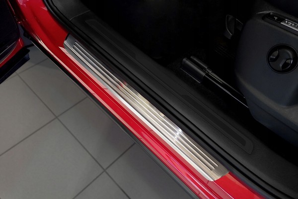Schwellerleisten FüR VW Tiguan II / Ehybrid 2015-2024 Edelstahl Einstiegsleisten-image