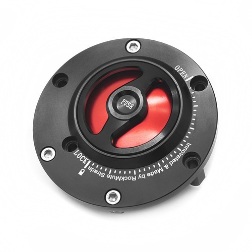 Keyless Fuel Cap CNC Quick Open For Daytona 675 R 06-20 Lockable Anti-Spill - Picture 12 of 12