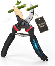 8" Titanium Pruning Shears Professional Garden Scissors Gardening Clippers