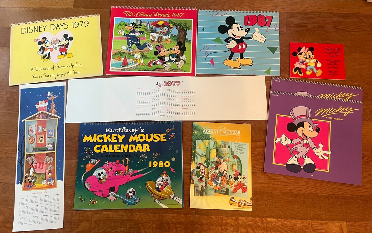 ヴィンテージ　ディズニー　スケジュール帳 Disney Vintage Assorted Calendars | eBay