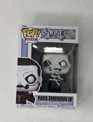 Tobias Forge Ghost Signed Funko Pop Papa Emeritus IV 336 Autograph