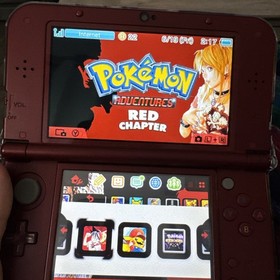 New Nintendo 3DS XL Metallic Red | Charger REGION FREE Pokemon games