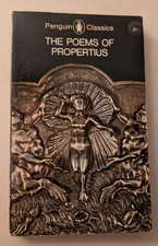 THE POEMS OF PROPERTIUS Vintage Penguin Classics Paperback 1966 Revised Edition