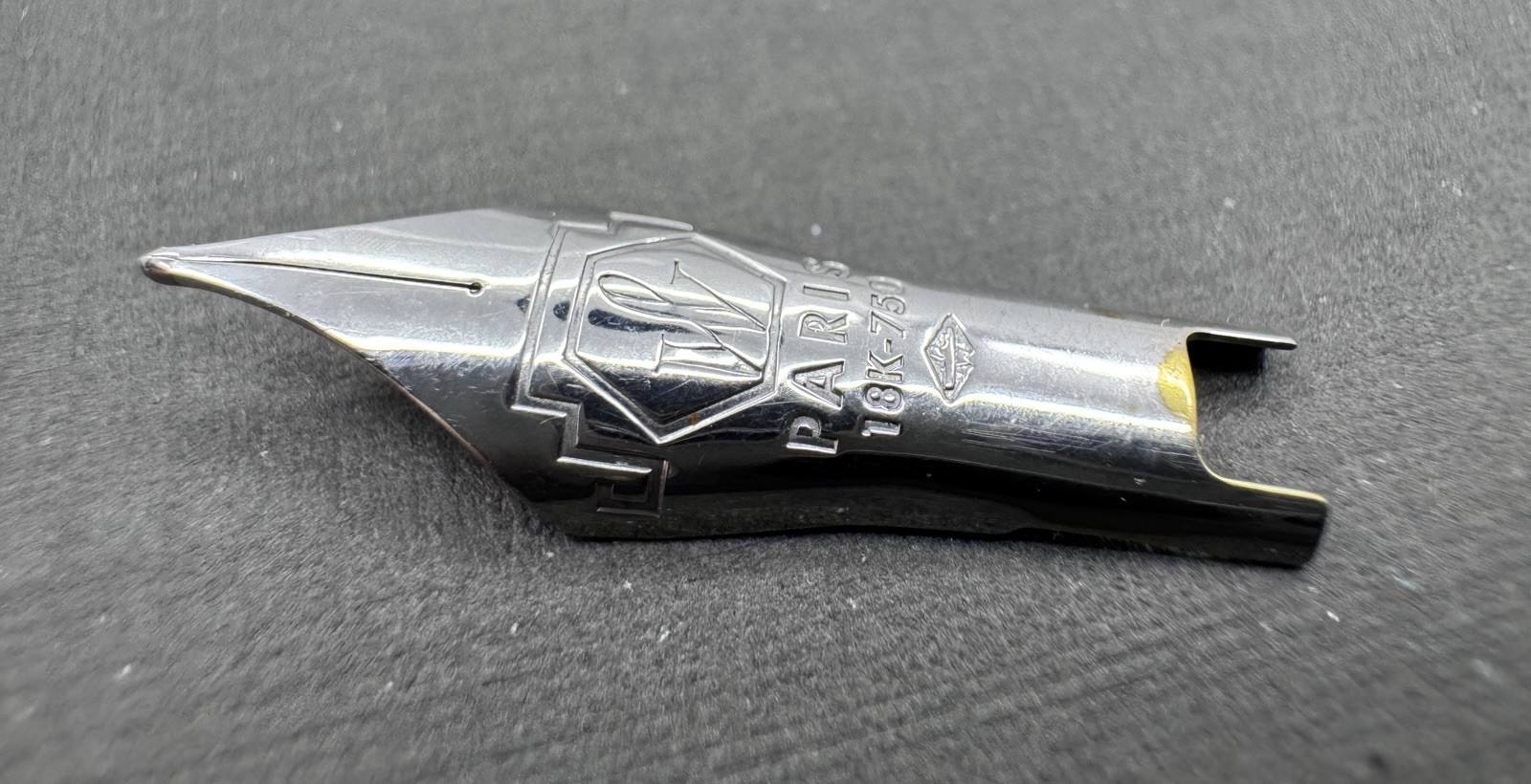 Waterman Charleston Rhodium Plated 18k Fine Nib - Parts - Used