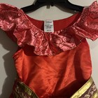 Princess Elena of Avalon Costume Gown Dress Red Satin Disney Store Sz 5/6 — photo 3
