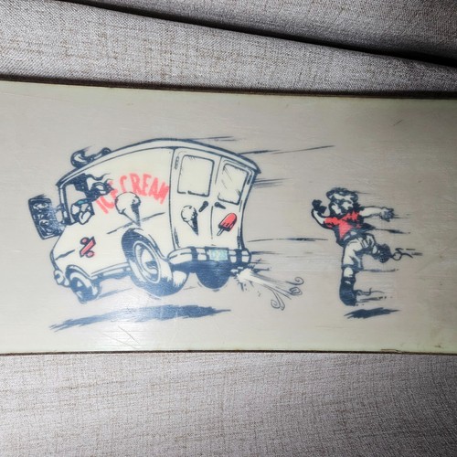Vintage Division 23 D23 Snowboard 143cm "Ice Cream Truck" Graphic Made in USA