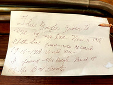 BSA U.S. Regulation Bugle Refurbished, 1918 See Scout's Note , MB, Manuals