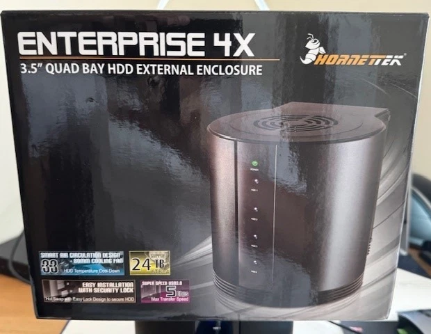 Enterprise 4 Bay Box External SATA with 4x 1 TB Samsung SSD Fitted - P&P USB 3 - Image 2 of 4