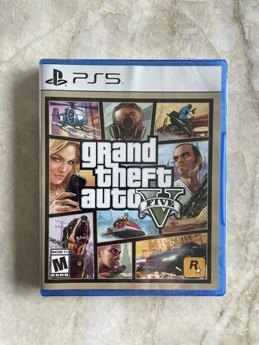 Grand Theft Auto V GTA 5 PlayStation 5 PS5 Brand New Factory Sealed Game