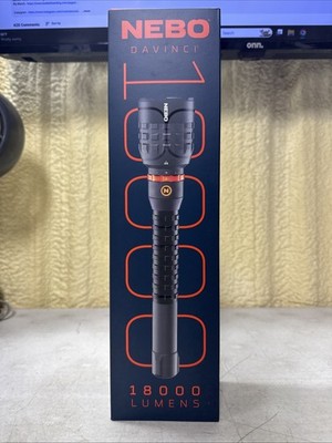 NEBO DaVinci 18000 Lumens Rechargeable LED Flashlight IP67 Zoom NEB-FLT-1068