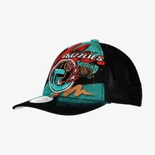 Mitchell & Ness Black NBA Memphis Grizzlies Hyper Trucker HWC Snapback - OSFA