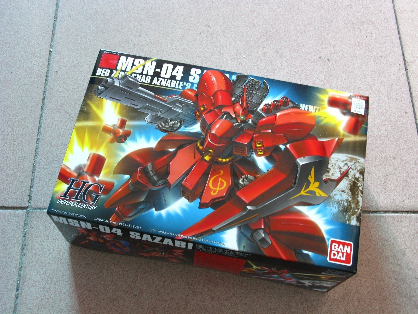Bandai HG 1 144 HGUC-088 MSN-04 Sazabi Bandai HG 1 144 HGUC-088 MSN-04 Sazabi