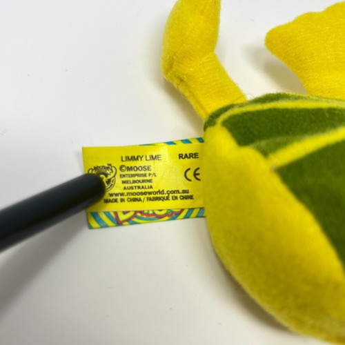Moose Enterprise Carnival Smelly Bellys Limmy Lime Rare Plush 3" - Picture 4 of 4