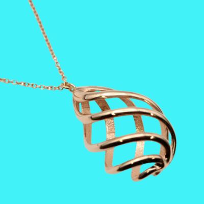 Tiffany & Co. Small Luce Necklace 16 in 18k 750 Yellow Gold W 21mm Japan [Used]