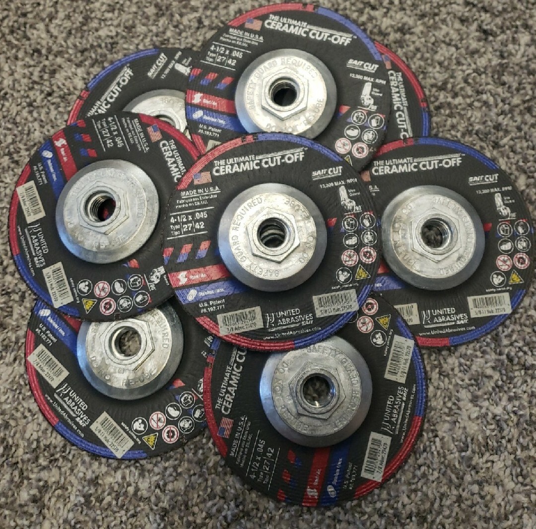 Cut Off Wheel United Abrasives/Sait 22570, Type 27 4-1/2